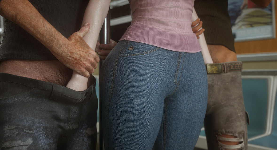 She could feel their lively cocks tangled with sticky jelly-like stuff in their pants - Message 3