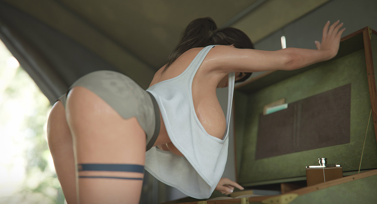 How bout' you get on your knees, and whow papi some love - Lara's lustful adventure chapter 2
