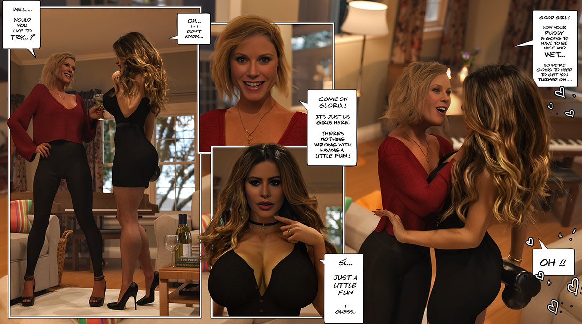 Relax Gloria, I'm just going to get you wet - Modern Family, The Houseguest