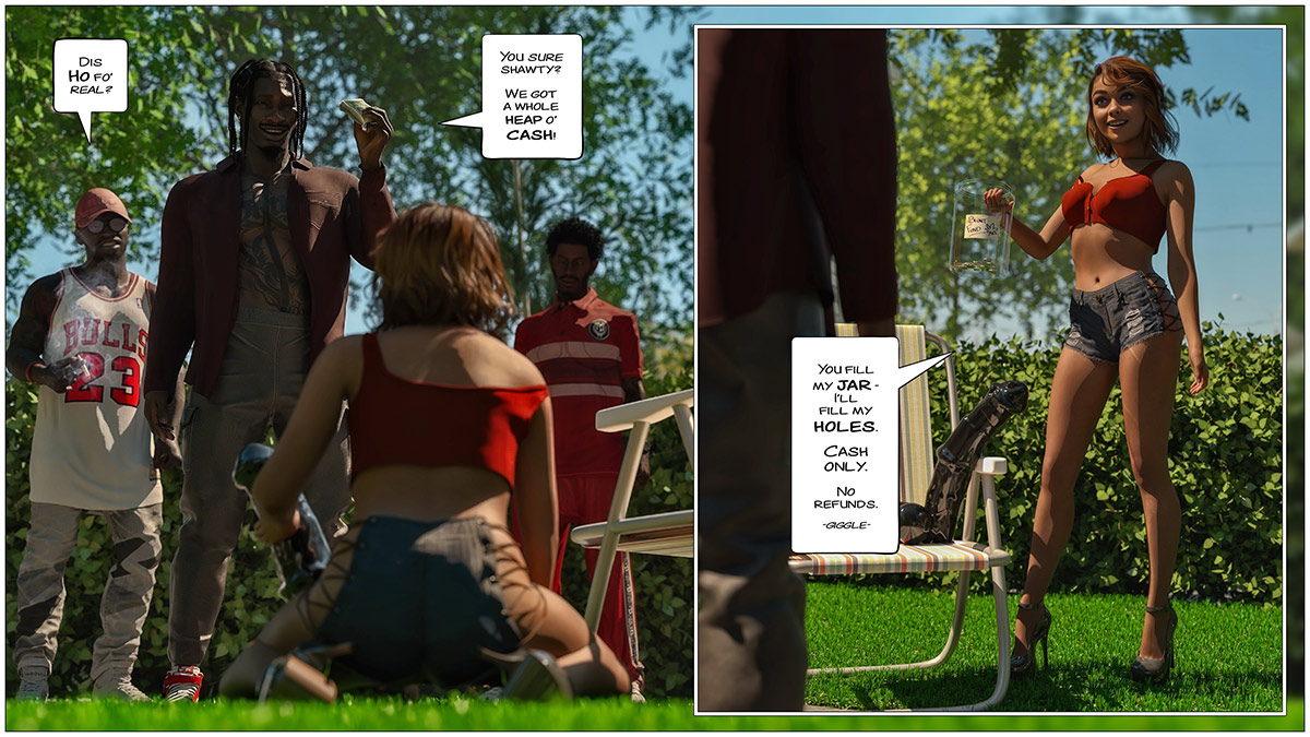 You fill my Jar, I'll fill my holes, cash only - The yard sale a modern family parody