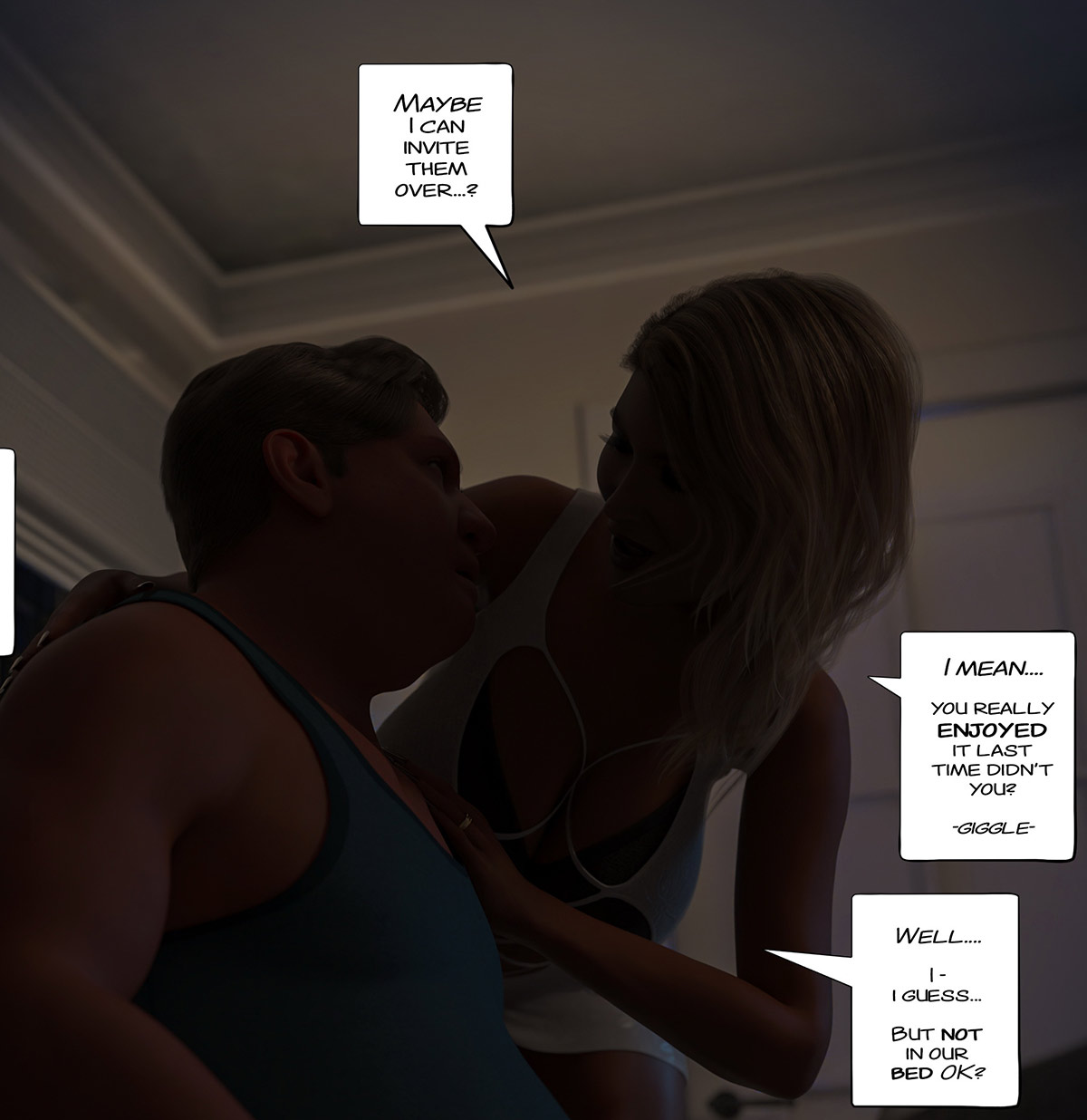 I'm not sure it's safe going out with strange men at this time of night - Black marked 2