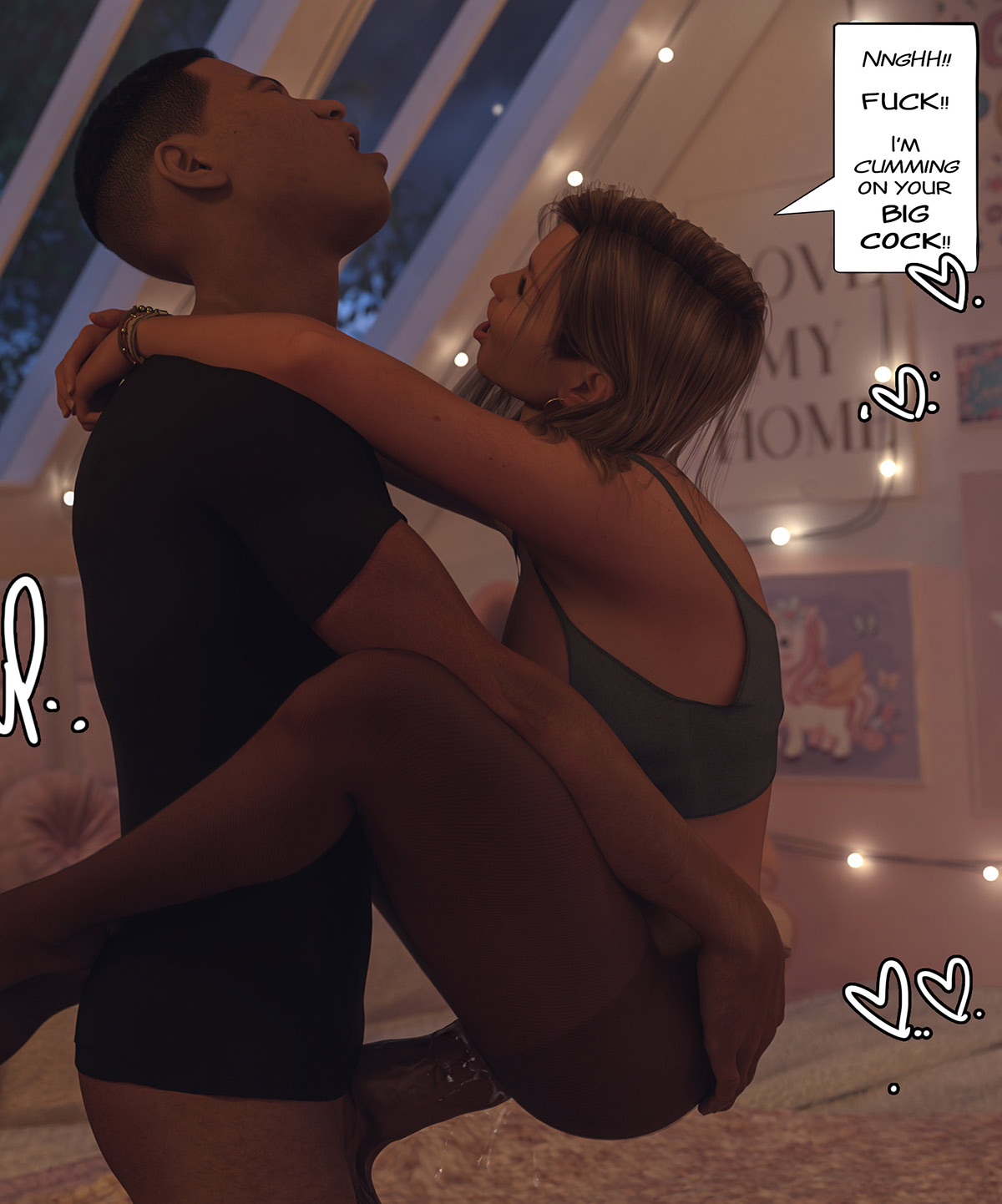 Deeper, give me every fucking inch your big black cock - Legal dues